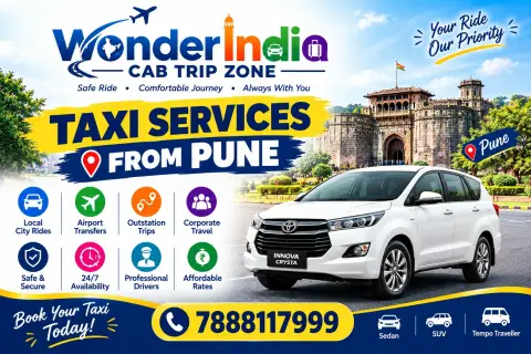 Taxi Service From Pune — One Day Trip From Pune tour package