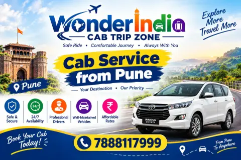 Cab Service From Pune — One Day Trip From Pune tour package