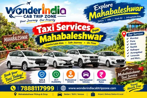 Taxi Service From Mahabaleshwar — Maharashtra tour package