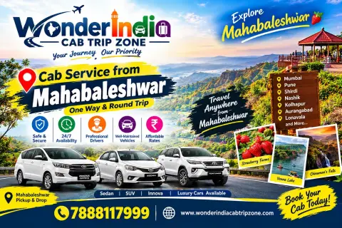 Cab Service From Mahabaleshwar — Maharashtra tour package