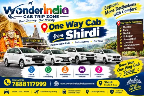 One Way Cab From Shirdi — One Day Trip From Shirdi tour package