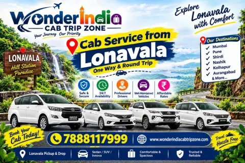 Cab Service From Lonavala — Maharashtra tour package