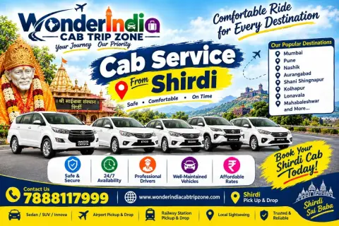 Cab Service From Shirdi — One Day Trip From Shirdi tour package